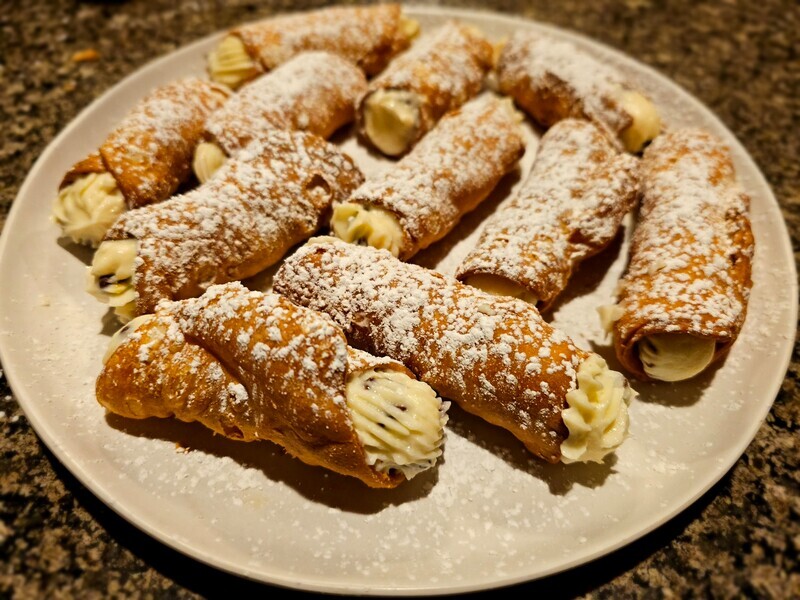 Homemade Cannoli