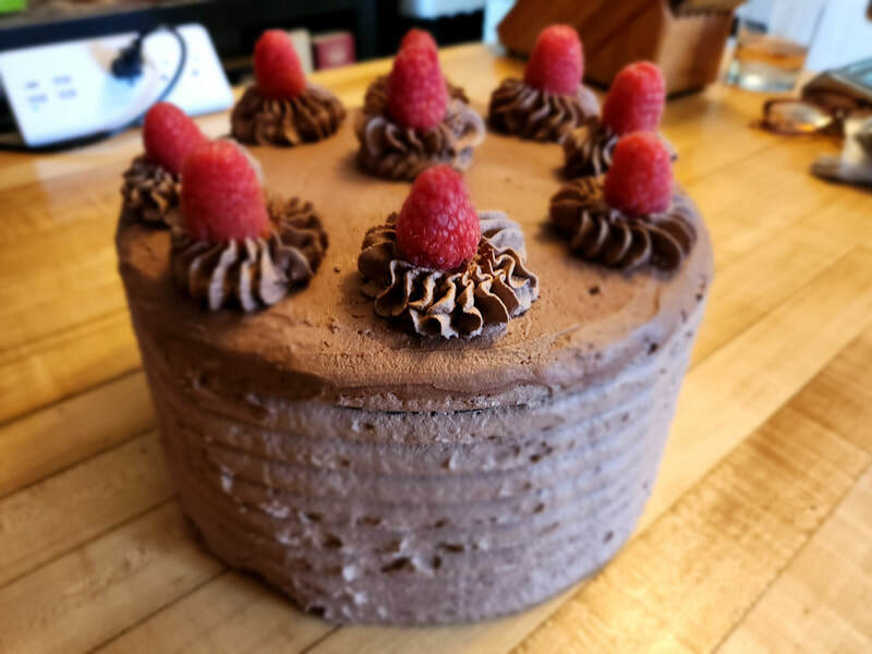 Raspberry Cioccolato Cake